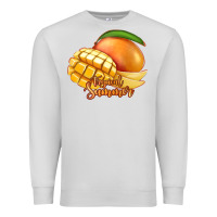 Dove Grey Mango Tropical Summer Premium Sweatshirt - Jasminsmagicworld