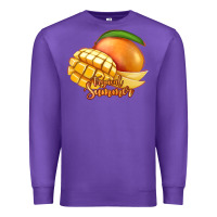 Purple Mango Tropical Summer Premium Sweatshirt - Jasminsmagicworld