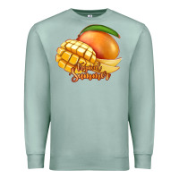Seafoam Mango Tropical Summer Premium Sweatshirt - Jasminsmagicworld