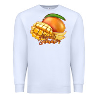 White Mango Tropical Summer Premium Sweatshirt - Jasminsmagicworld