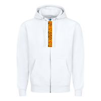 White Halloween Key Fob Zipper Hoodie - BundleAndBundleShop