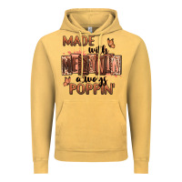 Vintage Mustard Made with melanin always poppin' Vintage Hoodie - RanaPortraitStore
