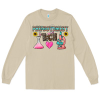 Mushroom phlebotomist tech Long Sleeve Tee - CowhideDigitalArt