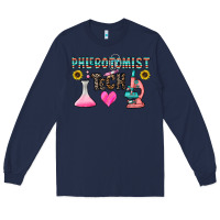 Navy phlebotomist tech Long Sleeve Tee - CowhideDigitalArt