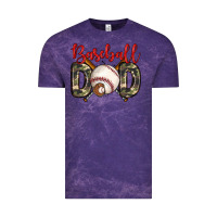 Cloud Purple baseball dad Vintage Tee - Zillion Design Studio