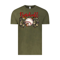 Vintage Olive baseball dad Vintage Tee - Zillion Design Studio