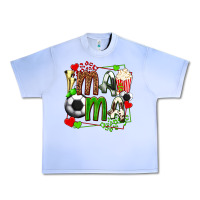 Grape Ice mama soccer with popcorn Urban Heavy Tee - texasbilliewilder