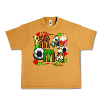 Peanut Butter mama soccer with popcorn Urban Heavy Tee - texasbilliewilder