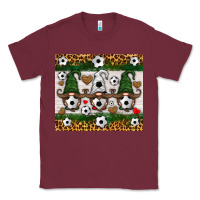 Burgundy soccer gnome Classic Tee - HRA Design Shop