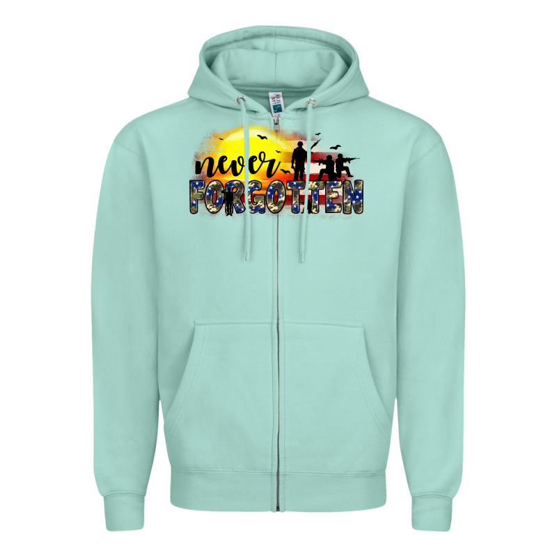 Never Forgotten Zipper Hoodie by JahusDesignShop | Teevron