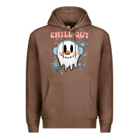 Chestnut chill out christmas snowman Premium Hoodie - MaliasSmallBusiness