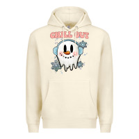 Sandshell chill out christmas snowman Premium Hoodie - MaliasSmallBusiness