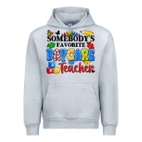 Heather Grey somebody's favorite daycare teacher Urban Hoodie - Artiststas