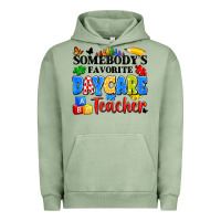 Pigment Oil Green somebody's favorite daycare teacher Urban Hoodie - Artiststas