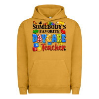 Pigment Peanut Butter somebody's favorite daycare teacher Urban Hoodie - Artiststas