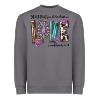 Storm western let all that you do be done in love with g Heavyweight Sweatshirt - texasbilliewilder