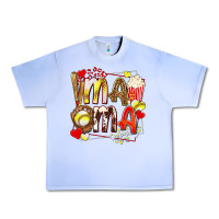 Grape Ice mama softball baseball with popcorn Urban Heavy Tee - texasbilliewilder