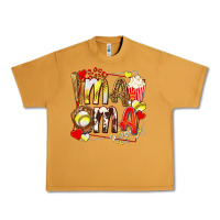 Peanut Butter mama softball baseball with popcorn Urban Heavy Tee - texasbilliewilder
