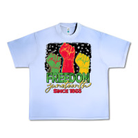 Grape Ice freedom juneteenth since 1865 Urban Heavy Tee - BarkalooDesign