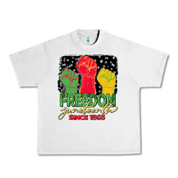 Lunar Rock freedom juneteenth since 1865 Urban Heavy Tee - BarkalooDesign