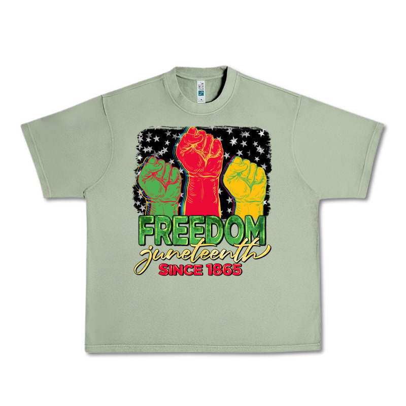 Freedom Juneteenth Since 1865 Urban Heavy Tee by BarkalooDesign | Teevron