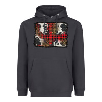 Smoke Christmas red plaid background Heavyweight Hoodie - BarkalooDesign