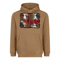 Toasted Coconut Christmas red plaid background Heavyweight Hoodie - BarkalooDesign