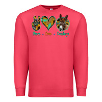 Cardinal Peace Love Donkeys Premium Sweatshirt - Jasminsmagicworld