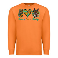 Carrot Peace Love Donkeys Premium Sweatshirt - Jasminsmagicworld