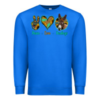 True Royal Peace Love Donkeys Premium Sweatshirt - Jasminsmagicworld