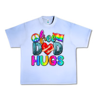 Grape Ice free dad hugs Urban Heavy Tee - Zillion Design Studio