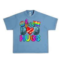 Pebble Blue free dad hugs Urban Heavy Tee - Zillion Design Studio