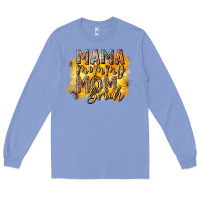 Colony Blue mama mommy mom bruh Long Sleeve Tee - RacoonDesign