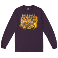 Plum mama mommy mom bruh Long Sleeve Tee - RacoonDesign