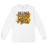 White mama mommy mom bruh Long Sleeve Tee - RacoonDesign