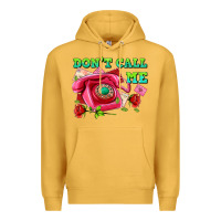 Mustard dont call me with pink phone and letters Premium Hoodie - AdoDesignShop