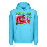 Ocean Blue dont call me with pink phone and letters Premium Hoodie - AdoDesignShop