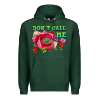 Sports Green dont call me with pink phone and letters Premium Hoodie - AdoDesignShop