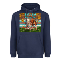 Navy Just A Girl Who Loves Pig Heavyweight Hoodie - LillyAllenDesigns