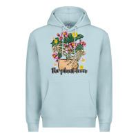 Blue Mist the plant lover Premium Hoodie - MaliasSmallBusiness