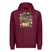 Burgundy the plant lover Premium Hoodie - MaliasSmallBusiness