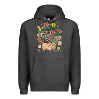 Charcoal Heather the plant lover Premium Hoodie - MaliasSmallBusiness