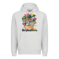 Dove Grey the plant lover Premium Hoodie - MaliasSmallBusiness