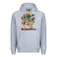 Heather Grey the plant lover Premium Hoodie - MaliasSmallBusiness