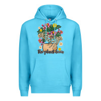 Ocean Blue the plant lover Premium Hoodie - MaliasSmallBusiness