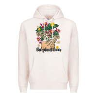 Pale Pink the plant lover Premium Hoodie - MaliasSmallBusiness