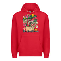 Red the plant lover Premium Hoodie - MaliasSmallBusiness