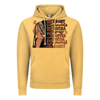 Vintage Mustard Melanin many shades of brown afro woman Vintage Hoodie - RanaPortraitStore