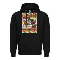 Black christmas north pole delivery Zipper Hoodie - Artiststas