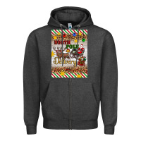 Charcoal Heather christmas north pole delivery Zipper Hoodie - Artiststas